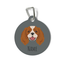 Load image into Gallery viewer, Cavalier King Charles Spaniel ID Tag Personalized
