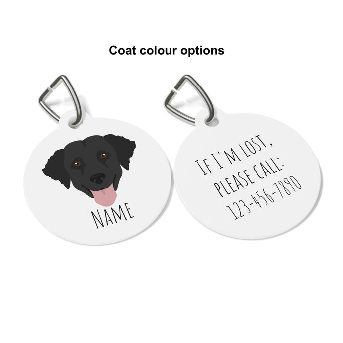 Curly Coated Retriever ID Tag Personalized