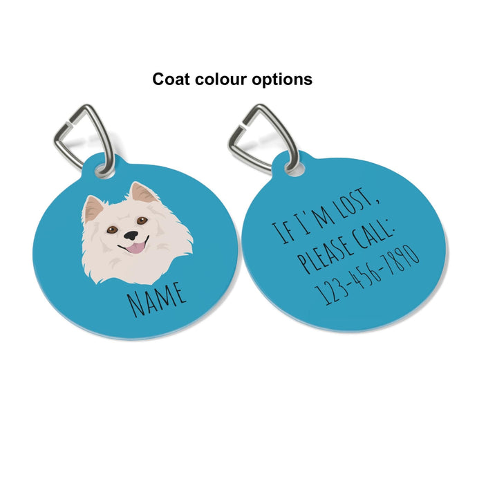 American Eskimo ID Tag Personalized