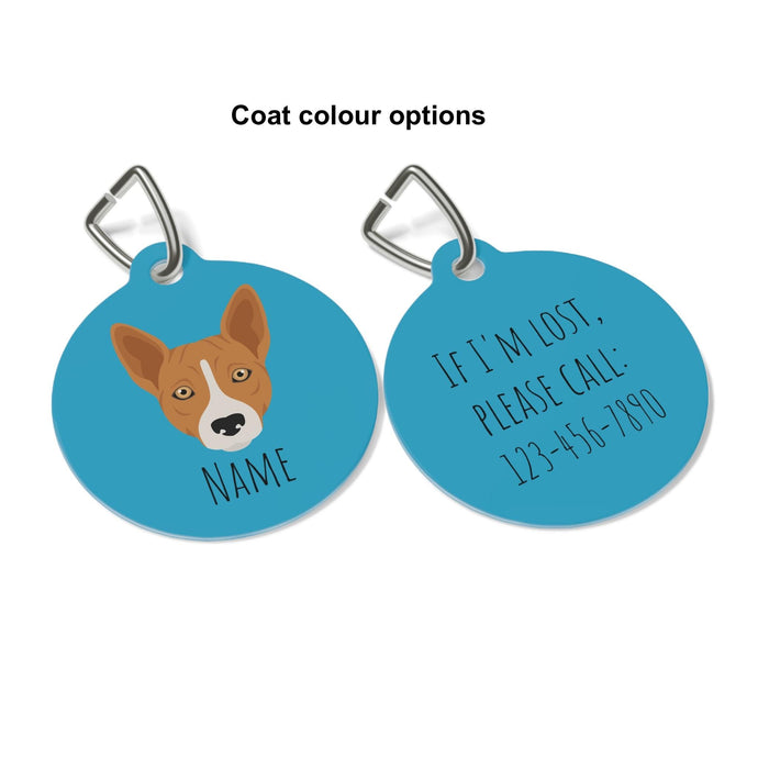 Basenji ID Tag Personalized