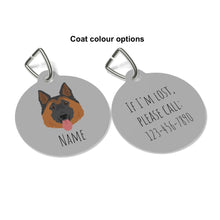 Load image into Gallery viewer, Belgian Tervuren ID Tag Personalized
