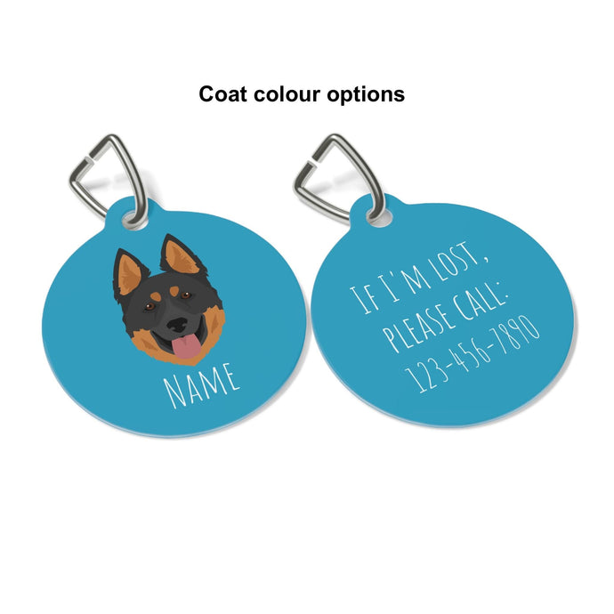 Bohemian Shepherd ID Tag Personalized