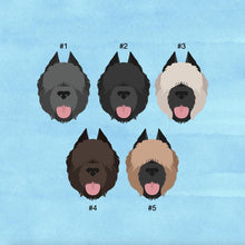 Load image into Gallery viewer, Bouvier des Flandres (cropped ears) ID Tag Personalized
