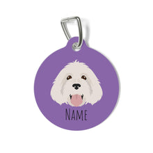 Load image into Gallery viewer, Coton de Tulear ID Tag Personalized
